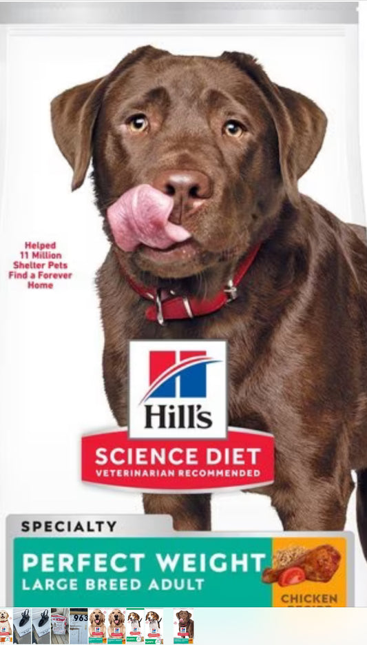 Hills Science Diet Perfect Weight Large Breed 25lb